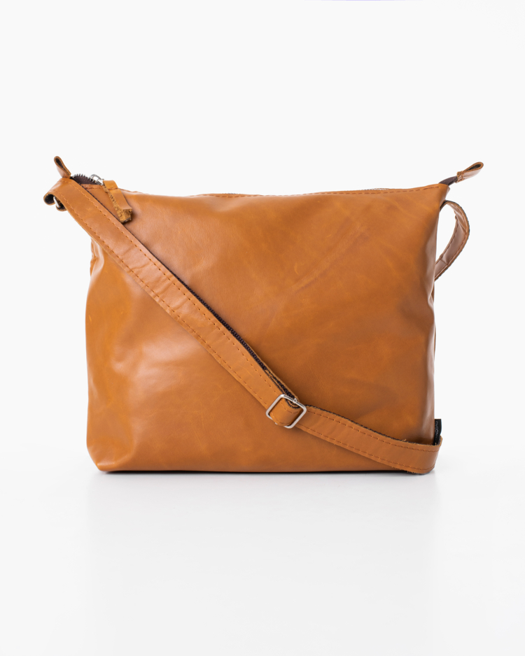 Anet L shoulder bag - Caramel - Image 5