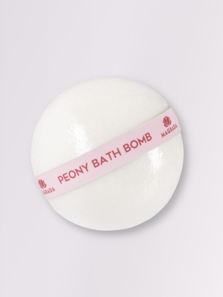 Luxurious Peony Bath Bomb With Vitamin E - Set of 4 Bombs - Image 3