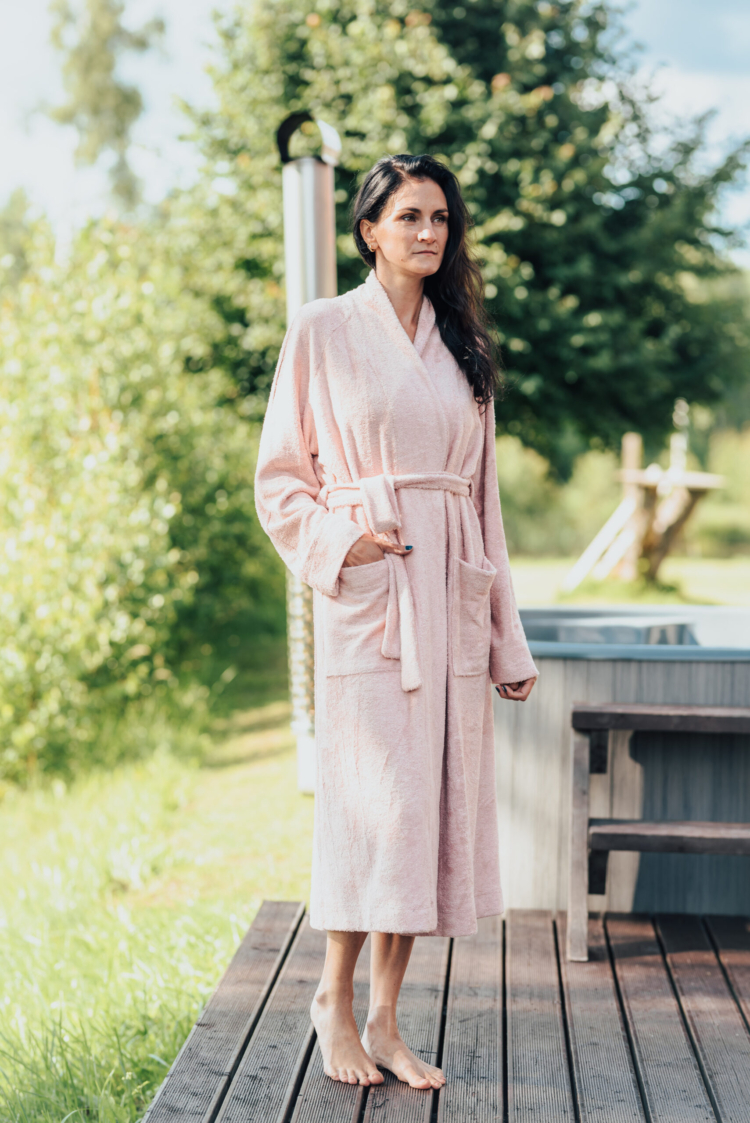 Bathrobe for Women - Bamboo Terry - Image 3