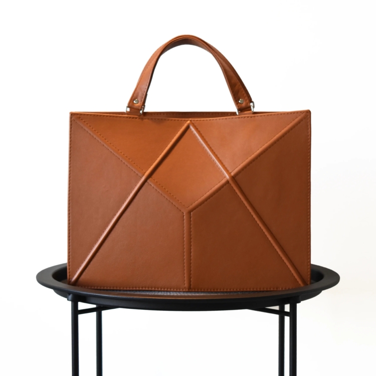 FACET handbag - Caramel Brown - Image 2