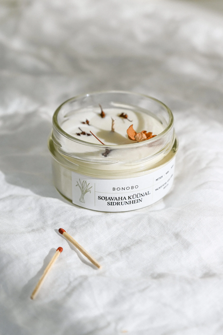 Scented Candle Lemongrass - S (20h)