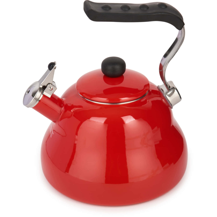 La Cafetière Kettle with Whistle - Red, 2 Liters - Image 2