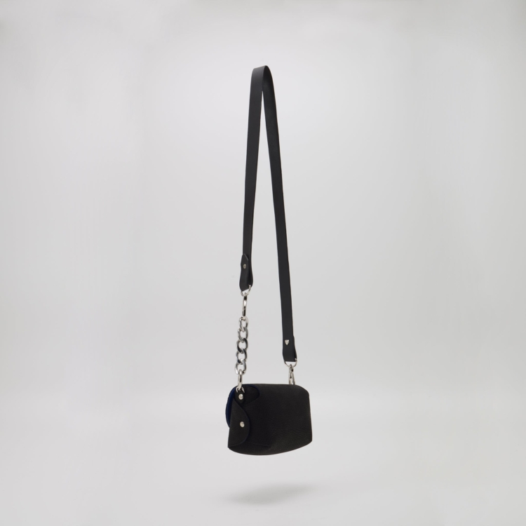 Handmade Leather Shoulder - Black - Image 3