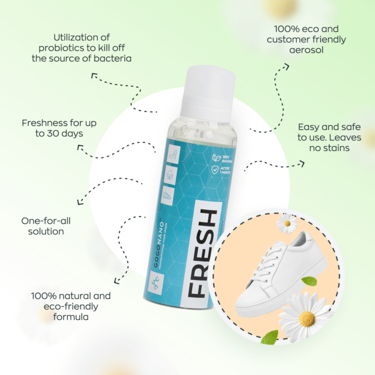 Shoe Freshener with Probiotics, 150ml - Image 2