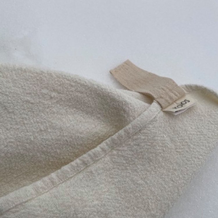 Big Linen Towel - White - Image 2