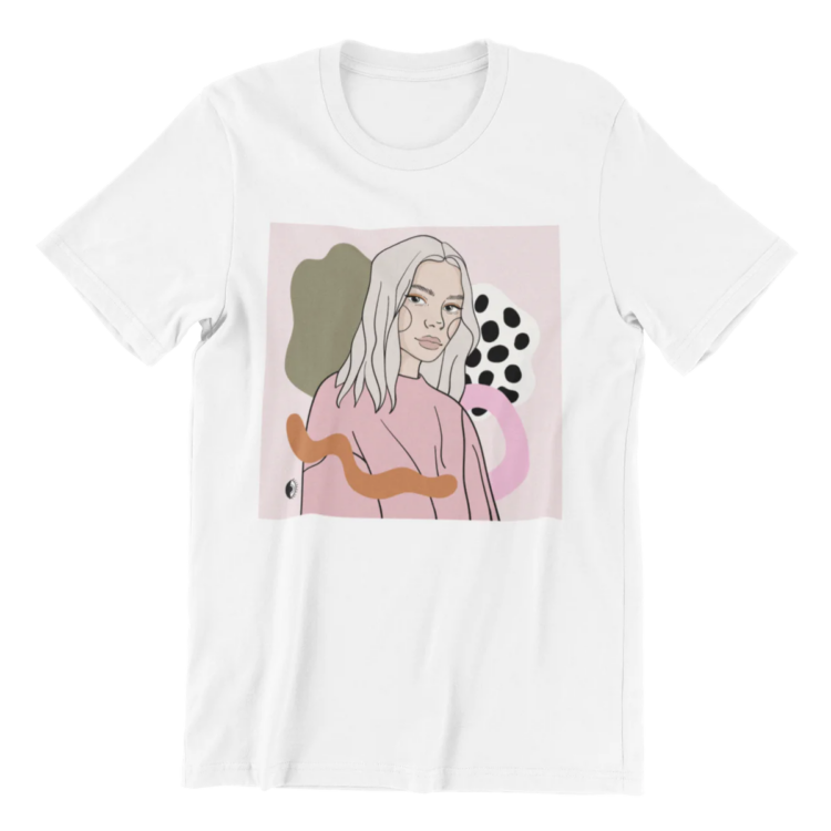 Unisex Organic Cotton T-shirt with Illustration - Copy of You