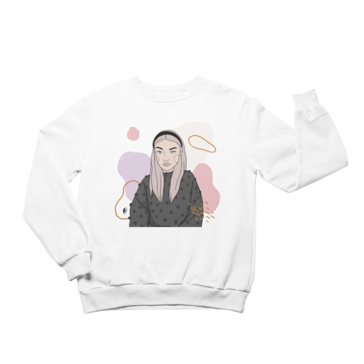 Unisex Crewneck Sweatshirt with Illustration - In Time