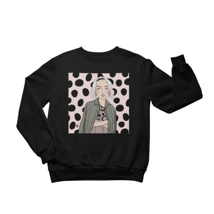 Unisex Crewneck Sweatshirt with Illustration - It's Not Me It's You - Image 2