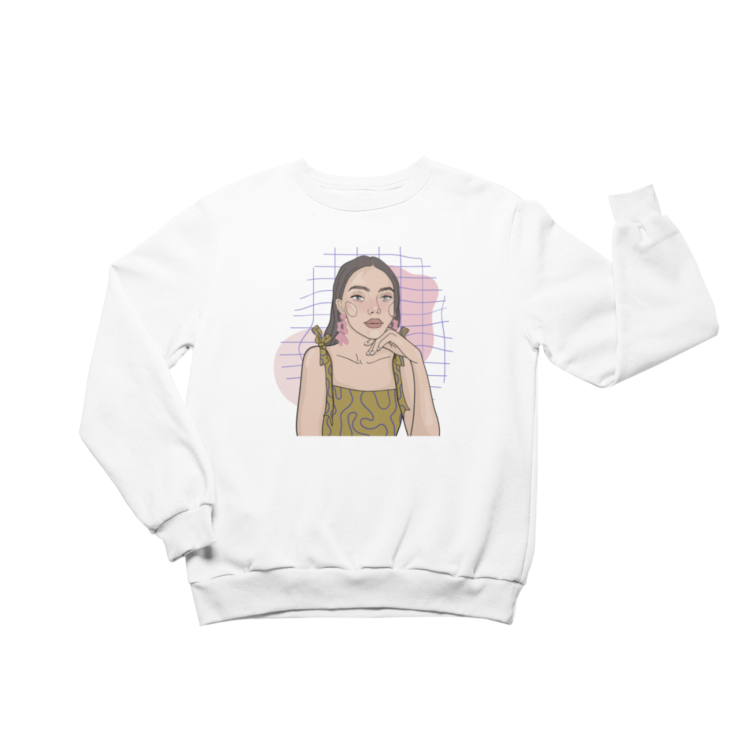 Unisex Crewneck Sweatshirt with Illustration - Sending Magic