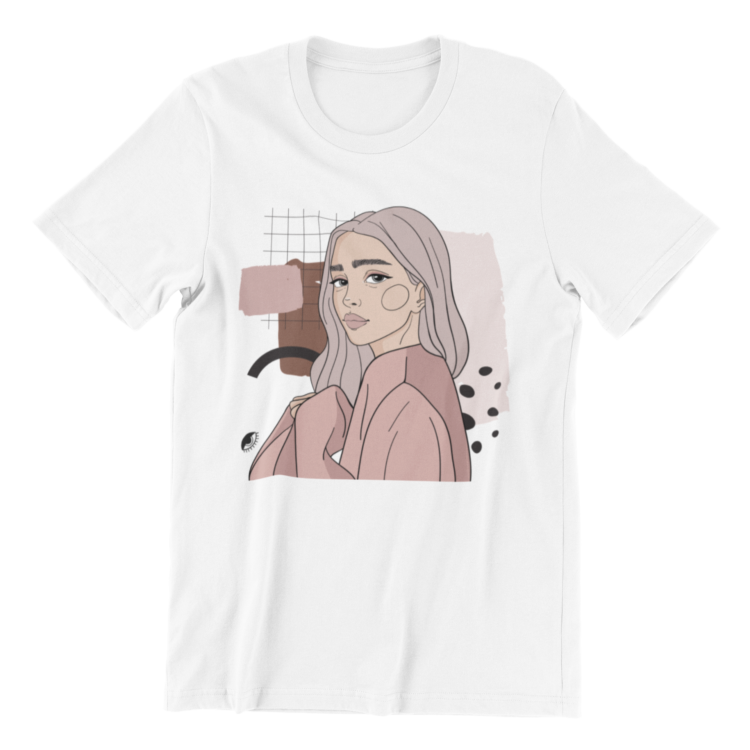 Unisex Organic Cotton T-shirt with Illustration - Whisperer - Image 3