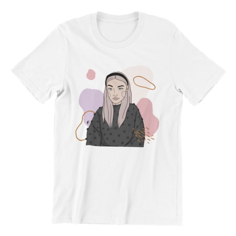 Unisex Organic Cotton T-shirt with Illustration - In Time - Image 4