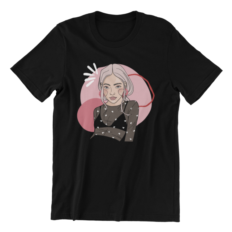 Unisex Organic Cotton T-shirt with Illustration - Cozy Cupid - Image 3