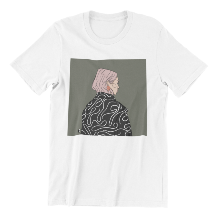 Unisex Organic Cotton T-shirt with Illustration - Going Places - Image 2