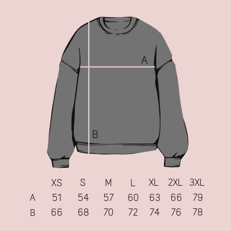 Unisex Crewneck Sweatshirt with Illustration - Copy Of You - Image 3