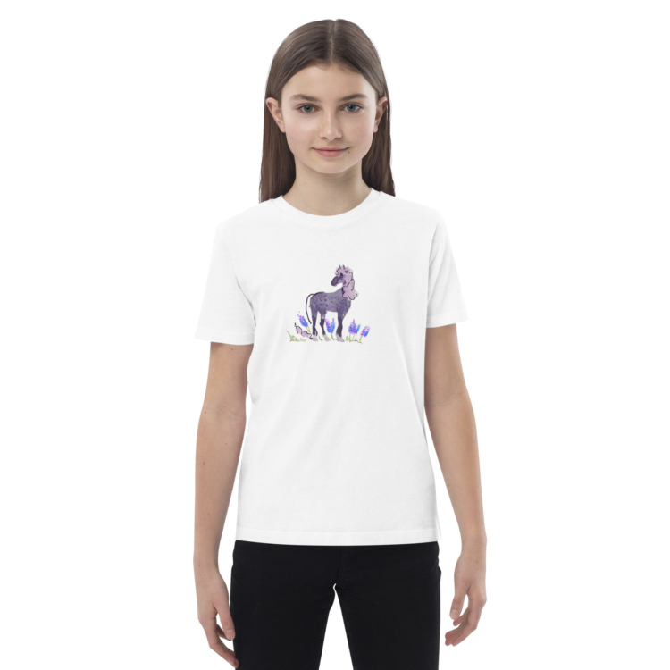 Kid`s Organic T-shirt "Horse" - Image 2