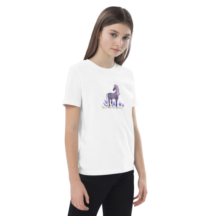 Kid`s Organic T-shirt "Horse" - Image 3