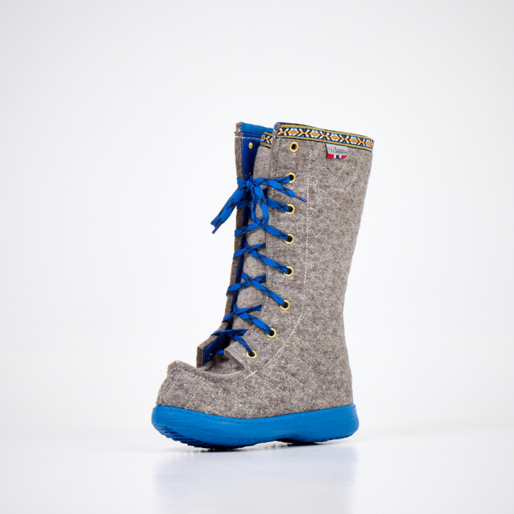 Polar Lobben Felt Boots - Grey - Image 2