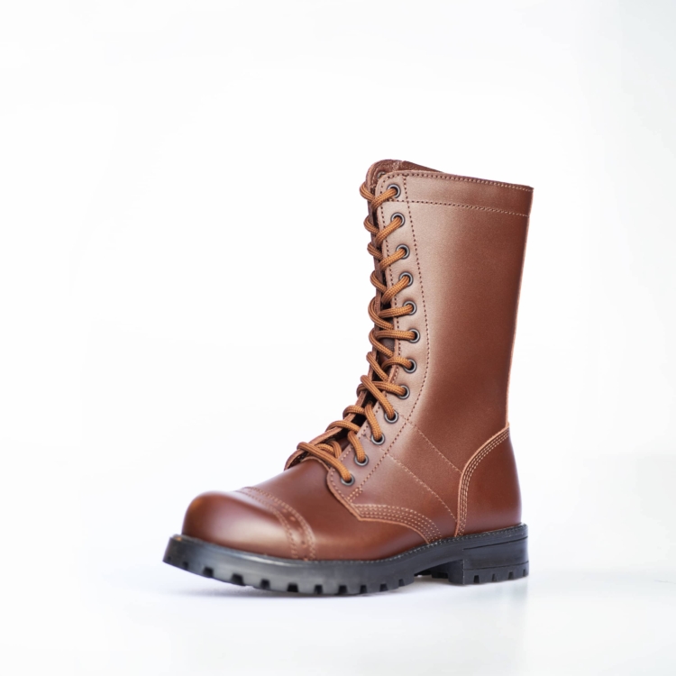 516 aka High Aviator Boots - Brown - Image 2