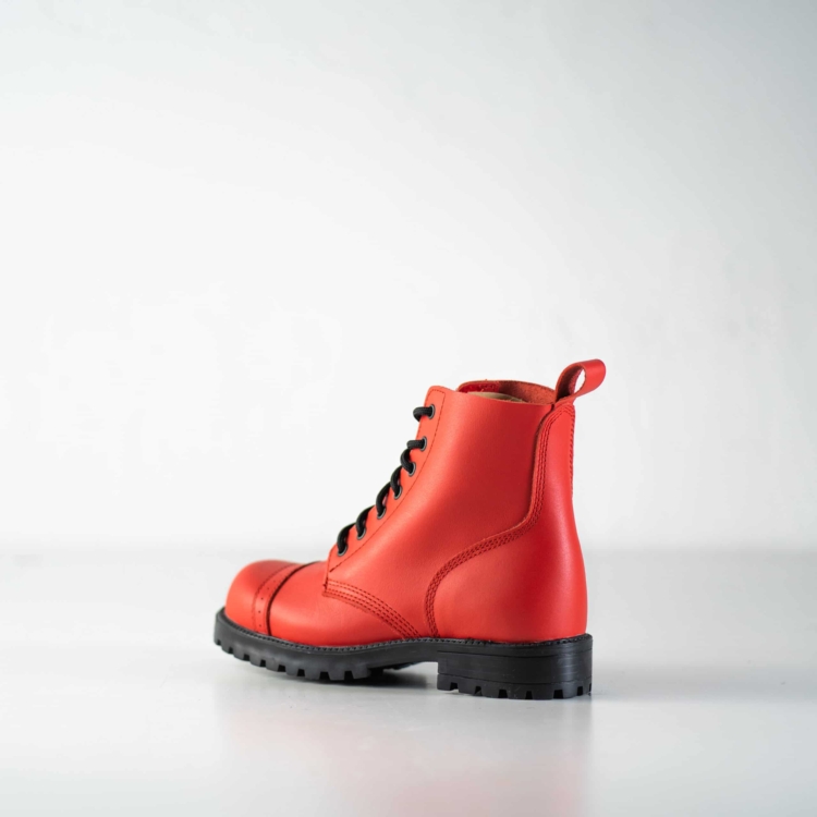 517 aka Aviator Boots - Red - Image 3