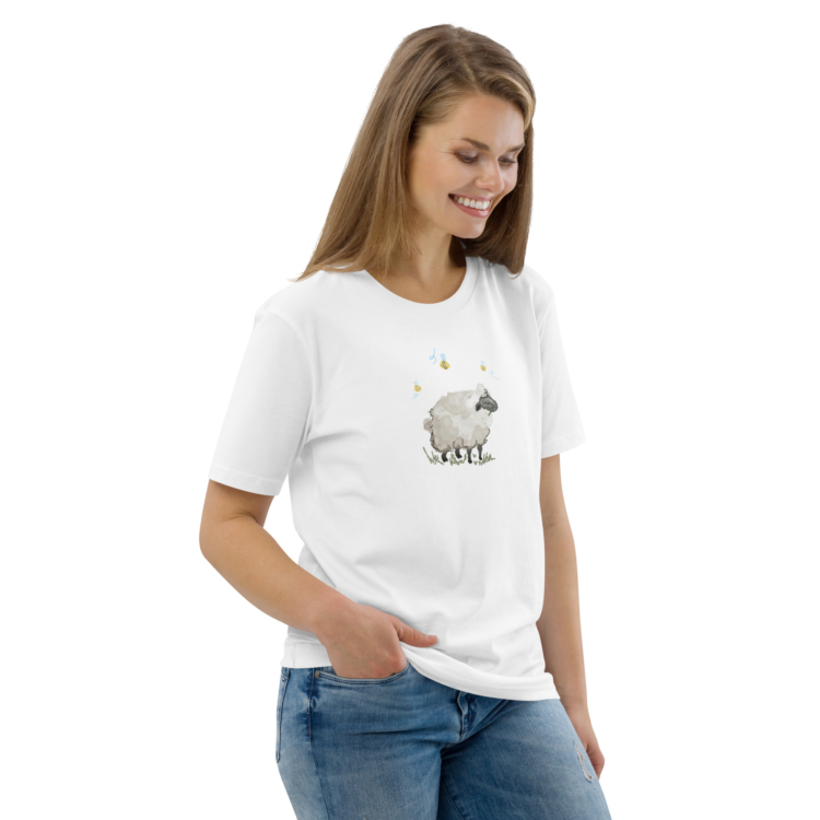 Women`s Organic T-shirt "Sheep" - Image 2