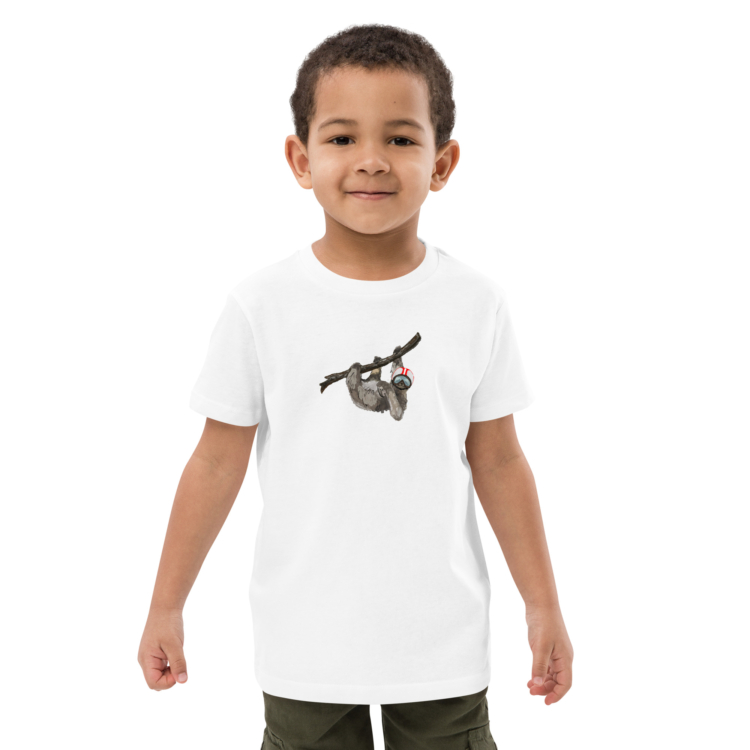 Kid`s Organic T-shirt "Sloth" - Image 6