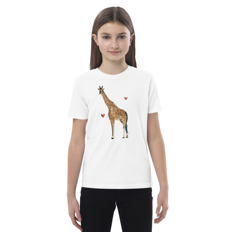 Kid`s Organic T-shirt "Giraffe" - Image 2