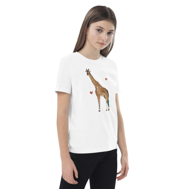 Kid`s Organic T-shirt "Giraffe" - Image 4