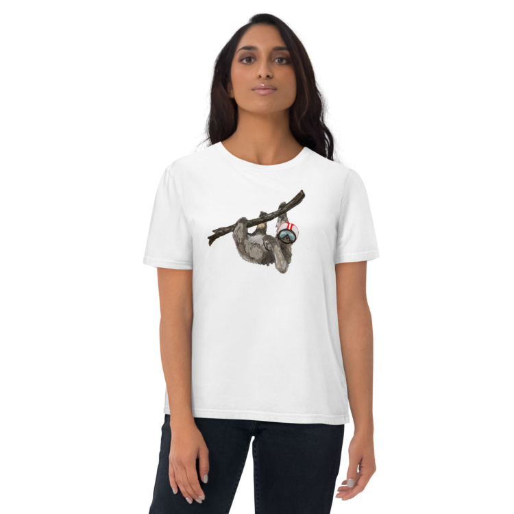 Women`s Organic T-shirt "Sloth"