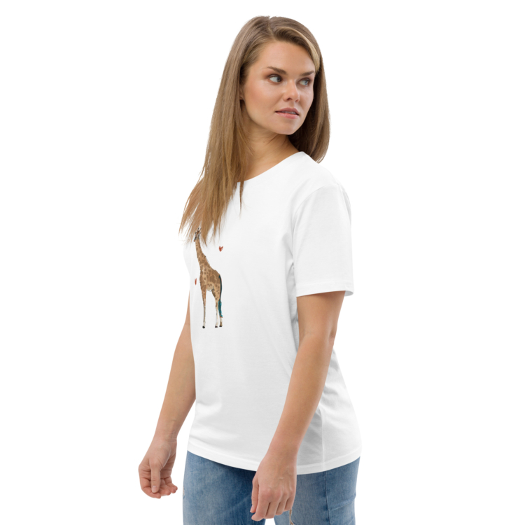 Women`s Organic T-shirt "Giraffe" - Image 2