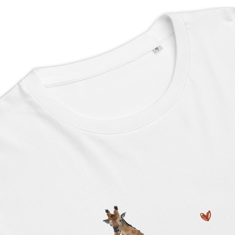 Women`s Organic T-shirt "Giraffe" - Image 5