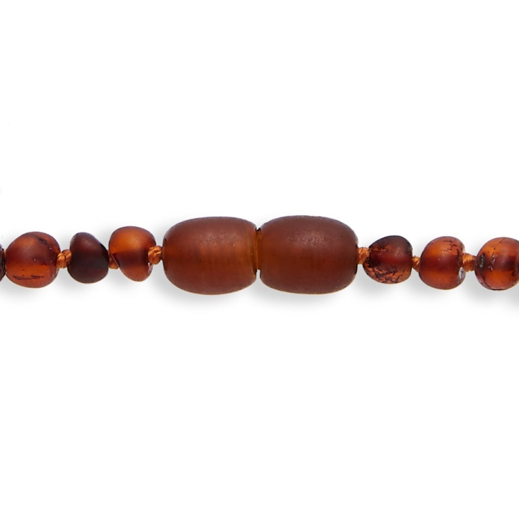 “Security and Presence of Gaia” Baby Necklace in Cognac Amber - Image 4