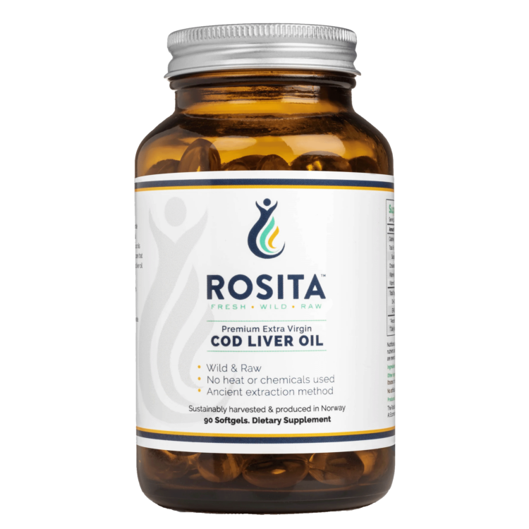 Rosita Extra-Virgin Cod Liver Oil – 90 Capsules