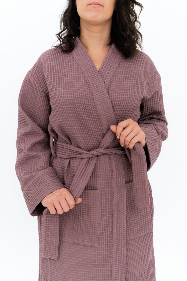 Waffle Fabric Robe for Women - Image 5