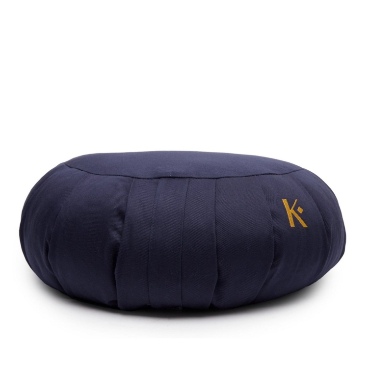 Zafu Heart navy blue (cotton / buckwheat) - Image 2