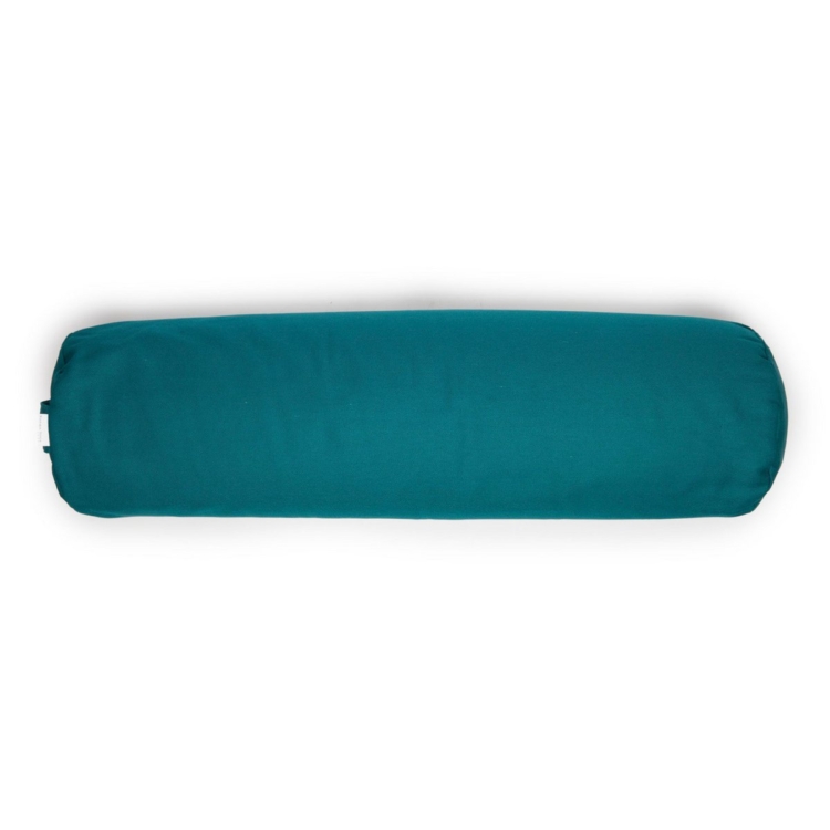 Petrol blue bolster (cotton / buckwheat) - Image 2