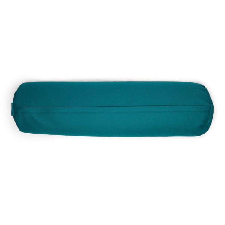 Petrol blue bolster (cotton / buckwheat) - Image 3