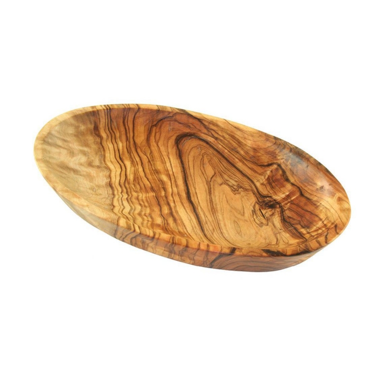 Small oval bowl approx. 17 – 19 x 11 x 3 cm made of olive wood - Image 2