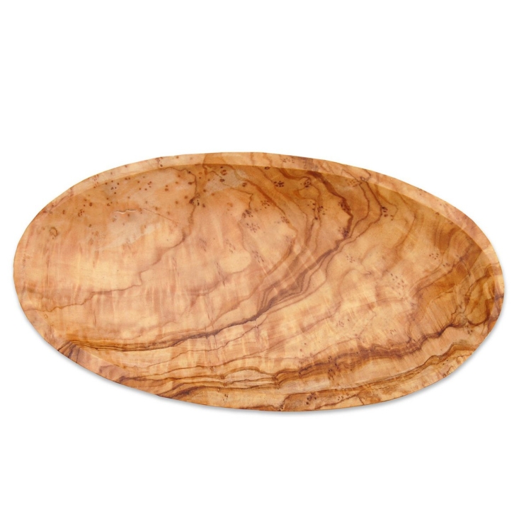 Small oval bowl approx. 17 – 19 x 11 x 3 cm made of olive wood