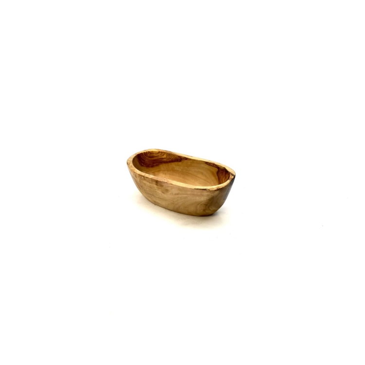 Tapas bowl, oval 14 - 16 cm made of olive wood - Image 4