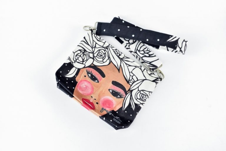 MAKEUP BAG / POUCH YOKO - BLACK - Image 2