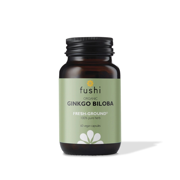 Organic Ginkgo Biloba 60 vegan capsules