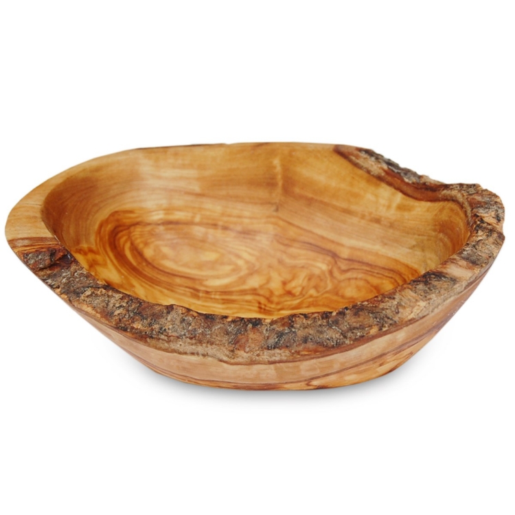 RUSTIKAL bowl, small, length approx. 9 – 11 cm made of olive wood