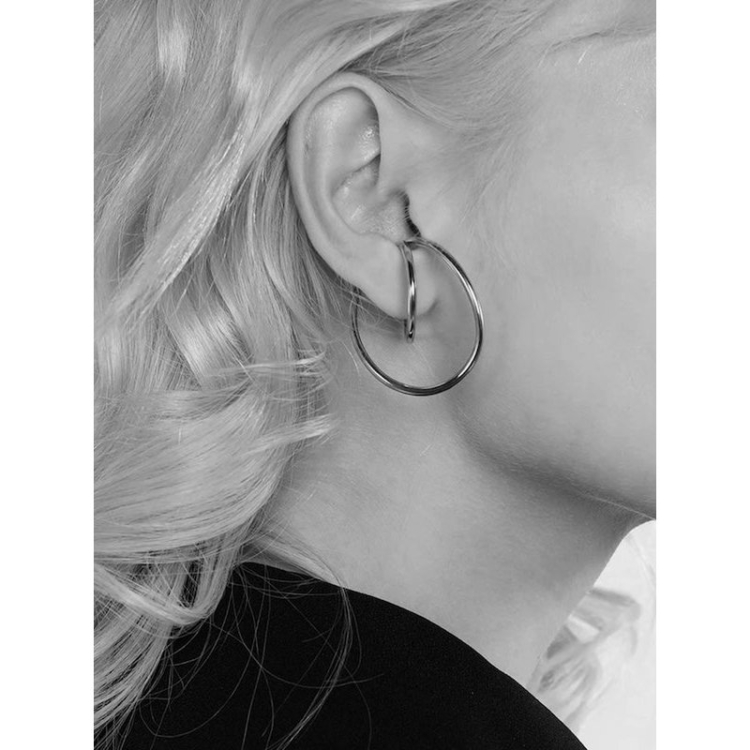 Geometric 3D fluid Line Ear Cuff-One Pair - Image 7