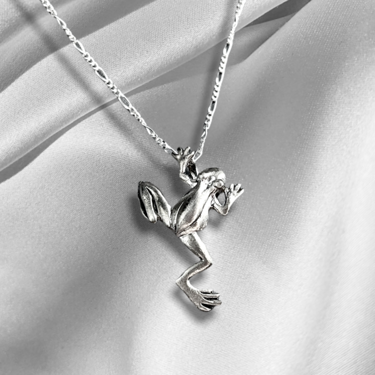 Frog 925 Sterling Silver Necklace