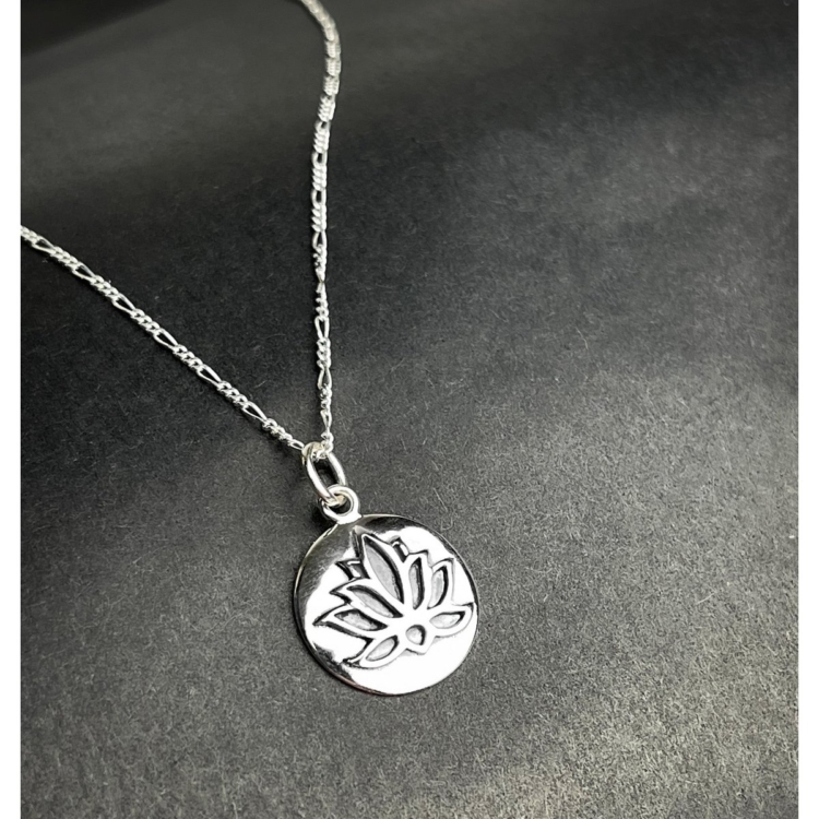 Lotus Pendant Necklace - Image 8