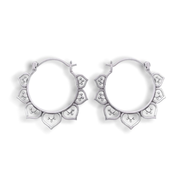 KARMA Oriental Hoop Earrings - Image 5