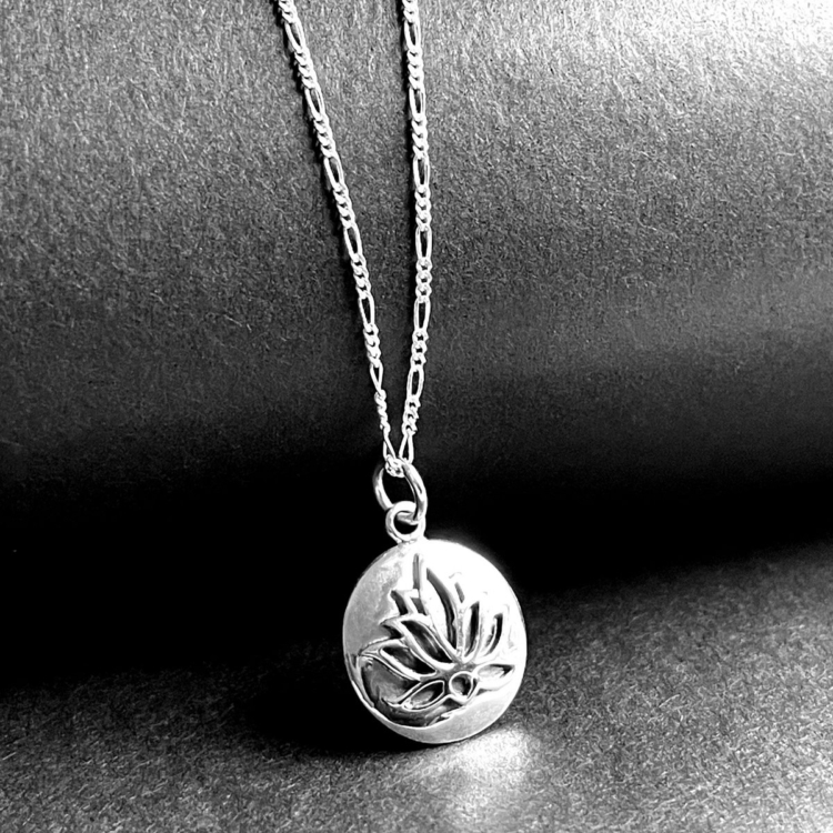 Lotus Pendant Necklace - Image 6