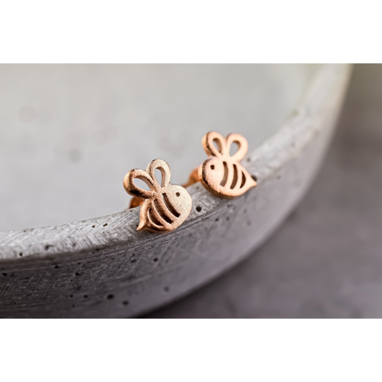 Bee Mini Stud Earrings - Image 5