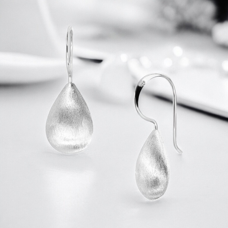 925 Sterling Silver Drop Earrings - Image 5