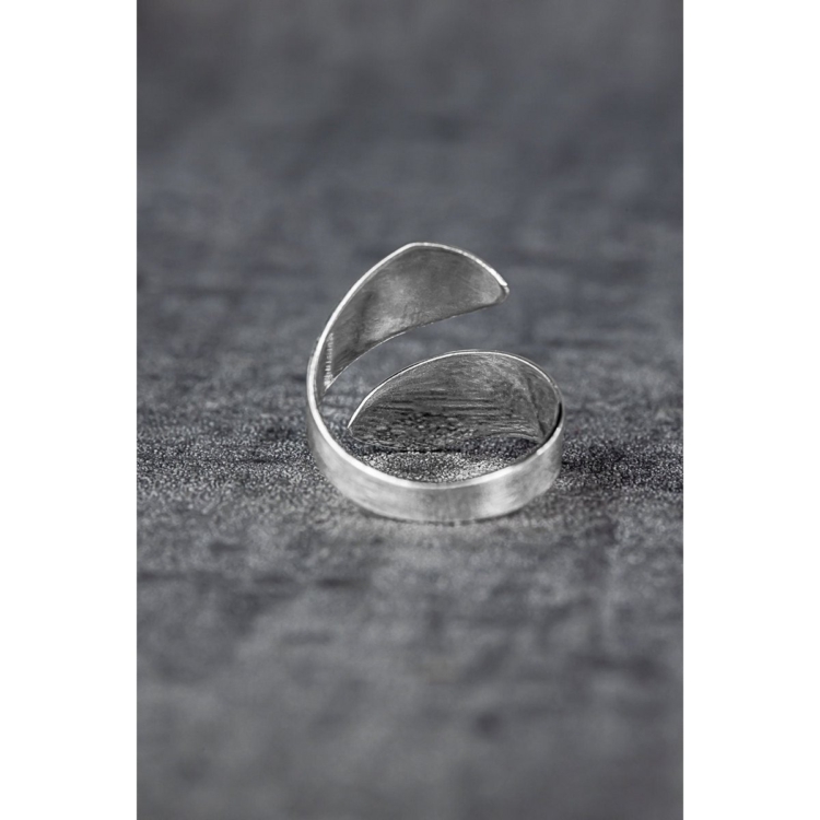 Wrap Ring Spiral Ring - 925 Sterling Silver Adjustable Size - Image 13